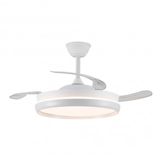 Ventilador LED aspas retráctiles Charly Evo CCT Dim Smart (72W)