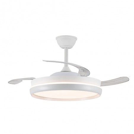 Ventilador LED aspas retráctiles Charly Evo CCT Dim Smart (72W)