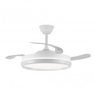 Ventilador LED aspas retráctiles Charly Evo CCT Dim Smart (72W)