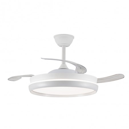 Ventilador LED aspas retráctiles Charly Evo CCT Dim Smart (72W)