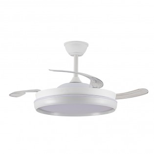 Ventilador LED aspas retráctiles Charly Evo CCT Dim Smart (72W)