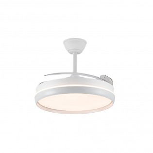 Ventilador LED aspas retráctiles Charly Evo CCT Dim Smart (72W)