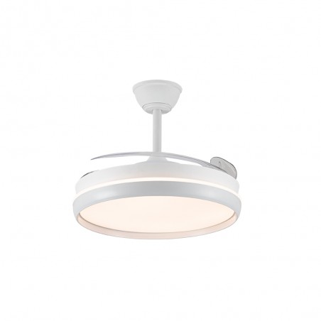 Ventilador LED aspas retráctiles Charly Evo CCT Dim Smart (72W)