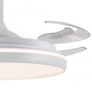 Ventilador LED aspas retráctiles Charly L CCT Dim (80W)