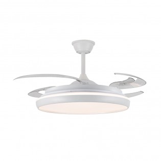 Ventilador LED aspas retráctiles Charly L CCT Dim (80W)