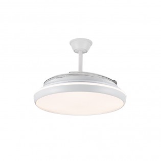 Ventilador LED aspas retráctiles Charly L CCT Dim (80W)