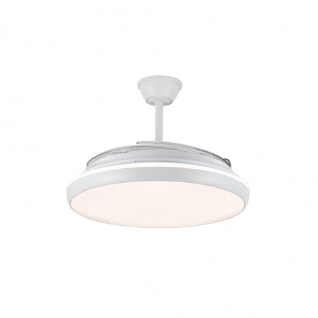 Ventilador LED aspas retráctiles Charly L CCT Dim (80W)