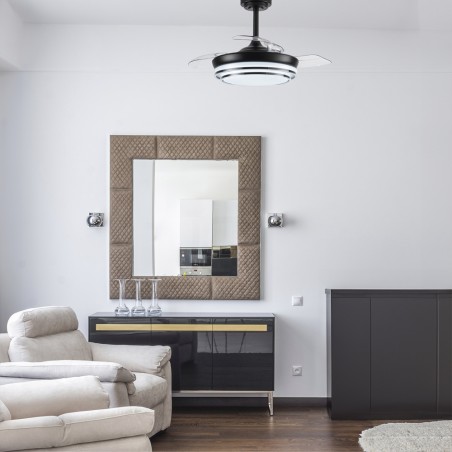 Ventilador LED aspas plegables Lander Mini CCT Dim (46W)