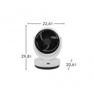 Ventilador de mesa Loira 3 Velocidades (35W)