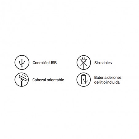 Miniventilador recargable con USB Lemosin (5W)