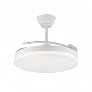 Ventilador LED con aspas retráctiles Covery Evo CCT Dim Smart (72W)