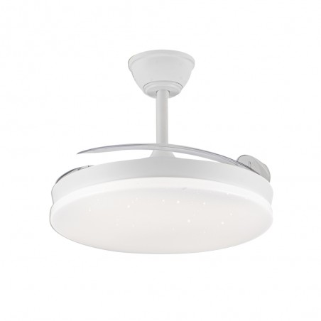 Ventilador LED con aspas retráctiles Covery Evo CCT Dim Smart (72W)