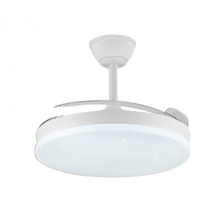 Ventilador LED con aspas retráctiles Covery Evo CCT Dim Smart (72W)