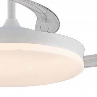 Ventilador LED con aspas retráctiles Covery Evo CCT Dim Smart (72W)