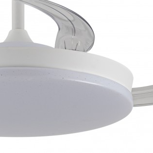 Ventilador LED con aspas retráctiles Covery Evo CCT Dim Smart (72W)