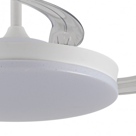Ventilador LED con aspas retráctiles Covery Evo CCT Dim Smart (72W)