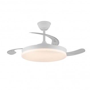Ventilador LED con aspas retráctiles Covery Evo CCT Dim Smart (72W)