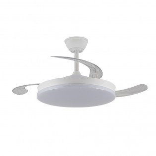 Ventilador LED con aspas retráctiles Covery Evo CCT Dim Smart (72W)