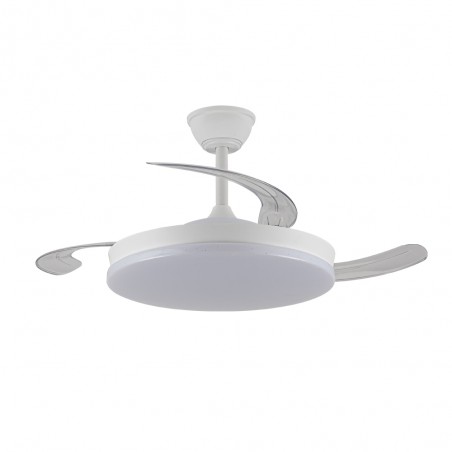 Ventilador LED con aspas retráctiles Covery Evo CCT Dim Smart (72W)