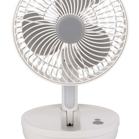 Ventilador con batería recargable y USB Pacheco (5W)