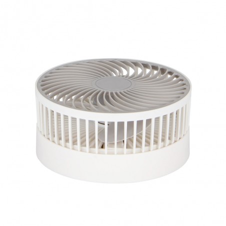 Ventilador con batería recargable y USB Jerico (5W)