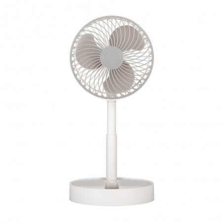 Ventilador con batería recargable y USB Jerico (5W)