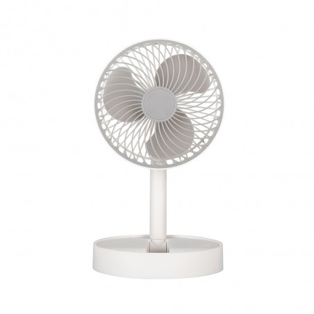 Ventilador con batería recargable y USB Jerico (5W)