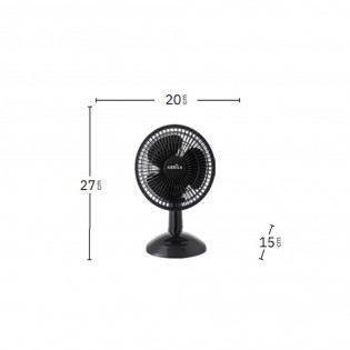Ventilador de mesa Pizarro Oscilante 2 Velocidades