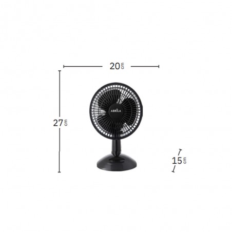 Ventilador de mesa Pizarro Oscilante 2 Velocidades