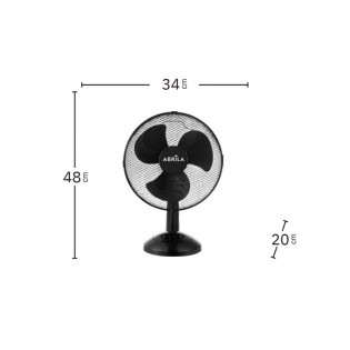 Ventilador de mesa Pizarro Oscilante 3 Velocidades