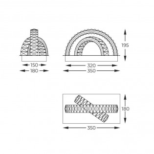 Aplique de pared LED Tula (18W)