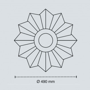 Plafón de techo LED Sun CCT Dim Smart (60W)
