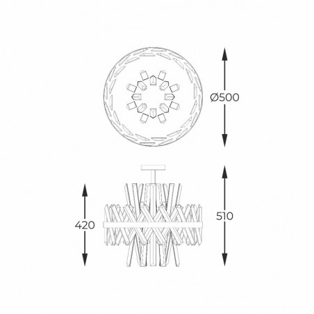 Plafón de techo Constantinople