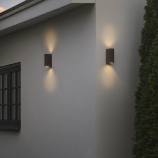 Aplique de pared de exterior Dion (2 luces)