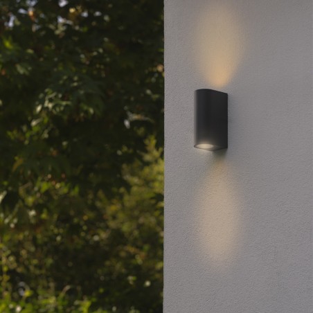 Aplique de pared de exterior Dion (2 luces)