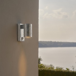 Aplique de exterior LED Tin Maxi Sensor Galvanizado
