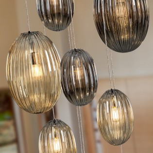 Lámpara colgante Ovila (13 luces)