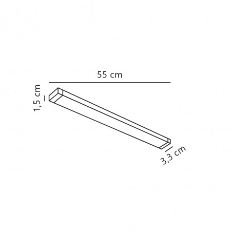 Bajomueble LED Preston 55 (8W)