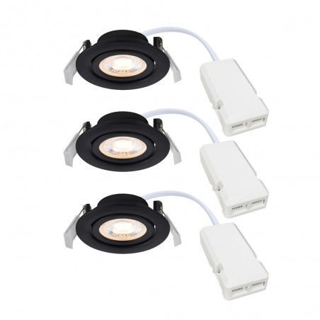 3-Kit Empotrable de techo LED Monolo (4.8W)