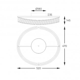 Plafón de techo LED Gano (40W)