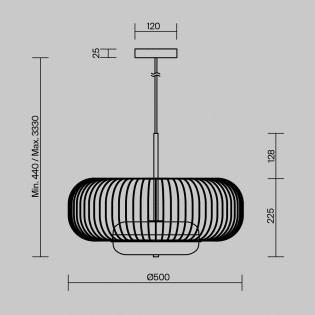 Lámpara de techo LED Levitation (20W)