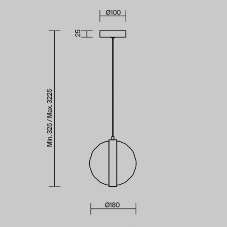 Lámpara colgante LED Misterio (6W)