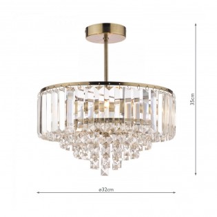 Plafón de techo Vienna (3 luces)