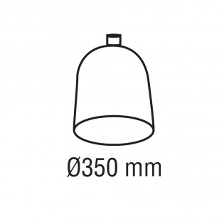 Pantalla de ratán Tiss 350x350mm