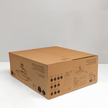 Ventilador LED aspas plegables Nemi CCT Dim (72W)