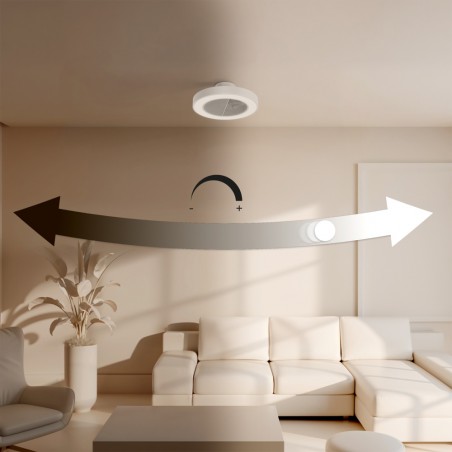 Ventilador de techo empotrable LED Cubis CCT Dim (32W)