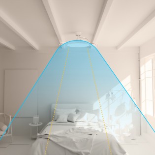 Ventilador de techo Alma 100 Latón 3 Aspas