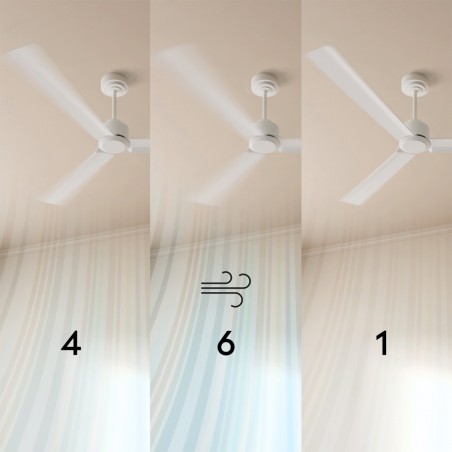 Ventilador de techo Alma 100 Latón 3 Aspas