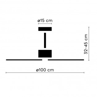 Ventilador de techo Alma 100 Blanco 5 Aspas