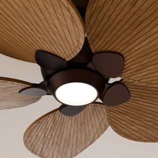 Ventilador LED Alma 100 Óxido 5 Aspas CCT Dim (6.5W)